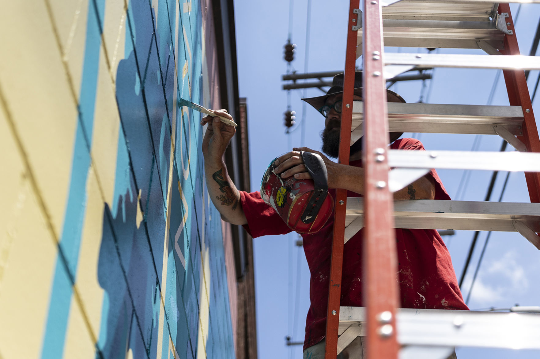 July 6: Working from the ladder